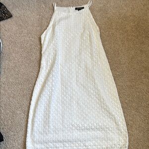 Elegant White Lace Dress